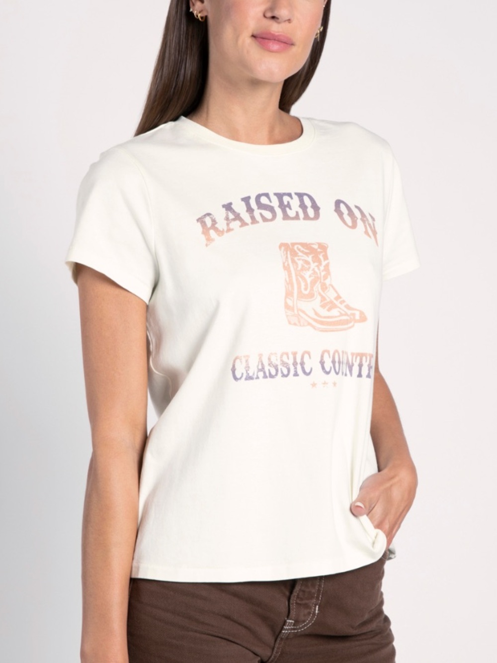 NWT Thread & Supply “Raised On Classic Country” Graphic Tee | Size Large - Picture 2 of 5